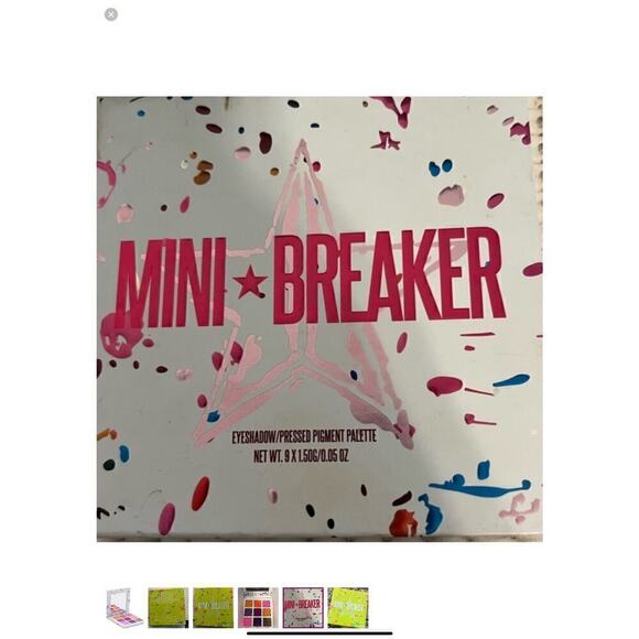 Mini Breaker Eyeshadow Palette by Jeffree Star with 9 Eyeshadow Shades - Picture 2 of 6